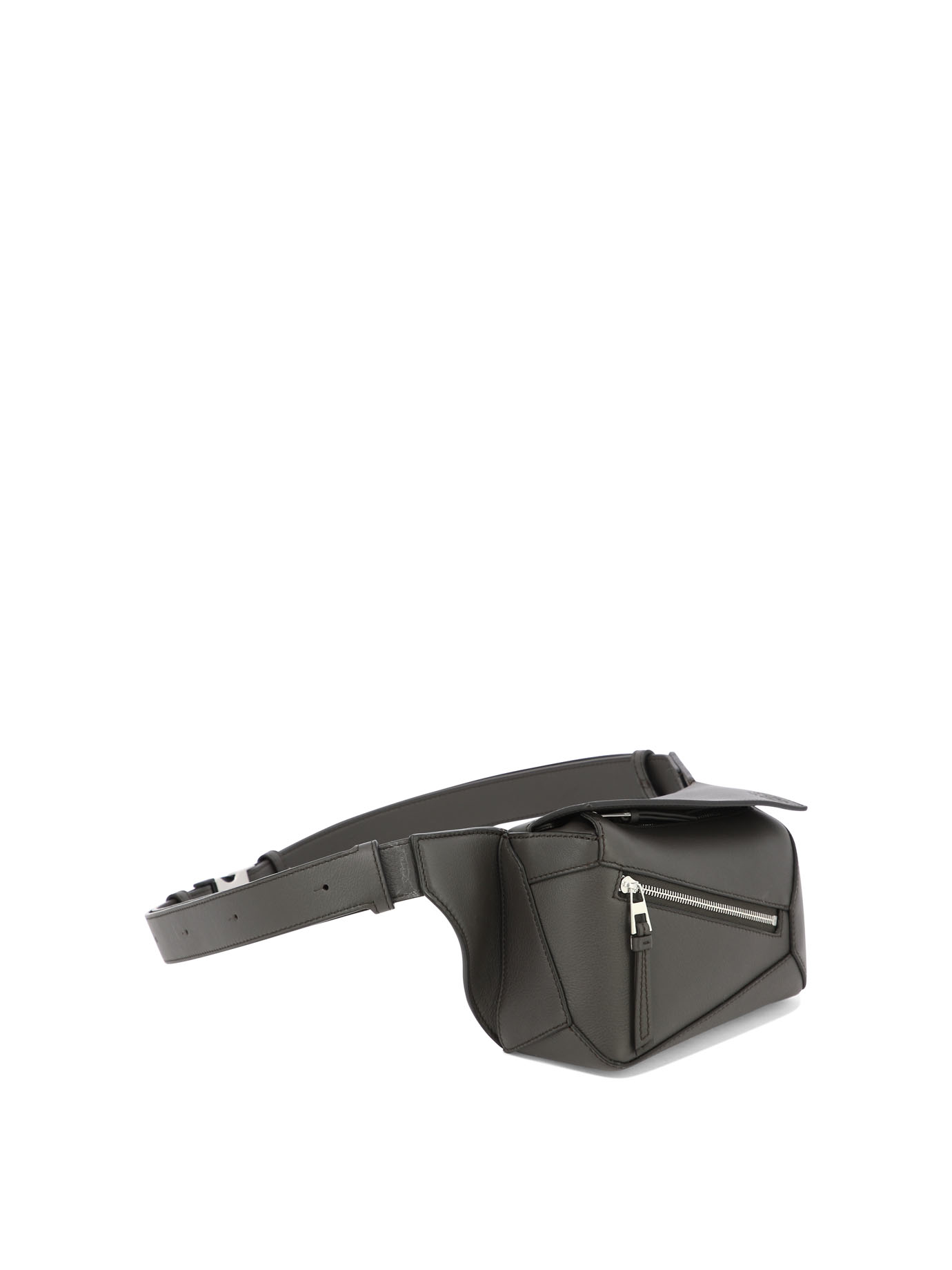 LOEWE Grey Puzzle Mini belt bag